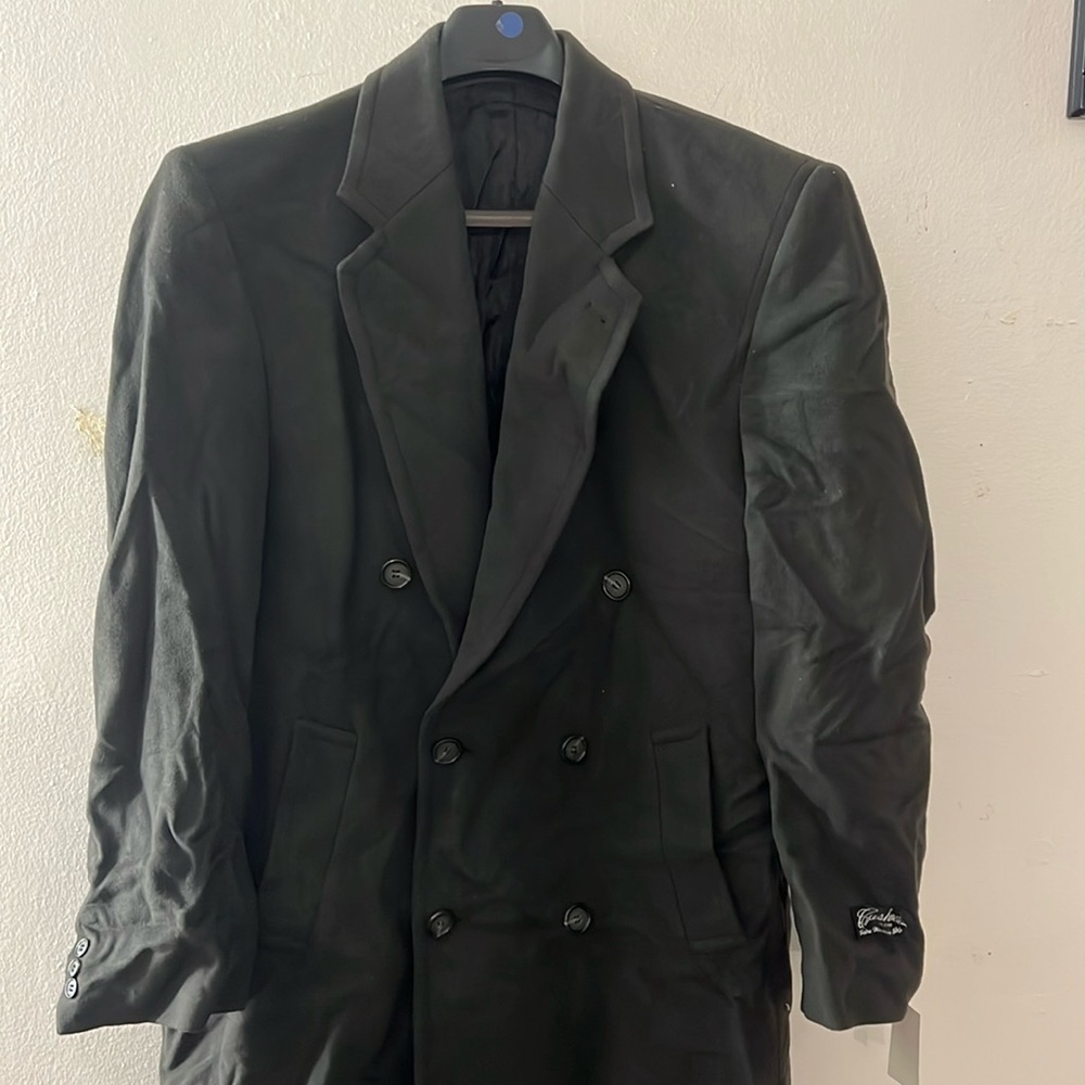 BRAND NEW Jeremy Cobb Il Wool/Cashmere Double
Breasted Full Length Overcoat